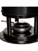 5five Simply Smart Fondue-Set für 6 Personen, Metall in Schwarz, 25,5 x 19 x 19 cm