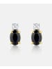 Diamant L'éternel Ohrstecker, mit Saphir, 375 Gelbgold