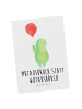 Mr. & Mrs. Panda Wanddeko Schildkröte Luftballon mit Spruch in Weiß