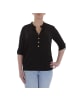 Ital-Design Bluse in Schwarz