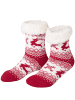 tectake Flauschsocken, Dickes Innenfutter und breiter Rand aus Plüsch