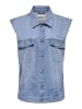 ONLY Jeansweste in Light Blue Denim