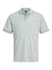 JACK & JONES PLUS Poloshirt in Aqua Gray