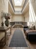 KADIMA DESIGN Läufer Geometrisch rutschhemmend pflegeleicht Wohnzimmer Flur in Anthrazit