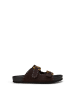 Marc O'Polo Pantolette Model Floria in Burnt Coffee