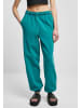 Urban Classics Urban Classics Damen Ladies High Waist Stone Washed Sweat Pants in watergreen