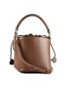 Replay Beuteltasche Leder 20 cm brown