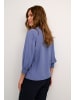 Kaffe Langarm-Bluse KAvera Regular fit in Blue Indigo