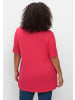 sheego T-Shirt in magenta
