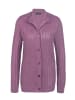 GOLDNER Ajourstrickjacke in hortensie / melange