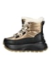Buffalo Stiefelette in Schwarz/Gold