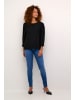 Kaffe Langarm-Bluse KAjerome Regular fit in Black Deep