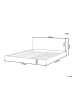 Beliani Bettrahmenbezug FITOU in Grün - (W) 170 x (H) 75 x (L) 214 cm