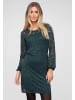 Cloud5ive Cloud5ive Longsleeve Dress with lace in petrol/green