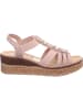 rieker Keilsandalette in rosa