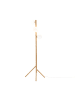 Licht-Erlebnisse Stehlampe (B)38 x (L)38 x (H)150 cm in Holz hell Weiß