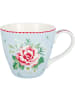 Greengate Becher ALIVIA PALE BLUE Blau mit Blumen