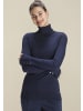 Tamaris Rollkragenpullover in solid navy