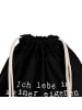 Mr. & Mrs. Panda Beutel Ich lebe in meiner... mit Spruch in Schwarz