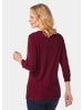 GOLDNER Pullover aus hochwertigem Garn in bordeaux