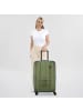 Pack Easy Flow 4 Rollen Trolley M 66 cm mit Dehnfalte bronze grün