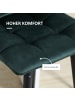 HOMCOM Barhocker-Set in Grün 42L x 55B x 103H cm