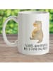 Mr. & Mrs. Panda Becher Otter Bauch mit Spruch in Weiß