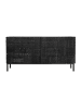 Giner y Colomer Sideboard aus Mangoholz und Eisenbeinen in Brown