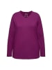 Ulla Popken Langarmshirt in beerenpink