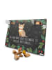 Mr. & Mrs. Panda Hund Adventskalender Hund Glück mit Spruch in Kreidetafel