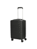 Mandarina Duck Flyduck - 4-Rollen-Kabinentrolley 55 cm erw. (black) in schwarz