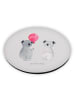 Mr. & Mrs. Panda Rund Magnet Koala Luftballon ohne Spruch in Grau Pastell