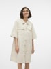 Vero Moda Jeanskleid in Ecru