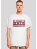 F4NT4STIC Oversize T-Shirt Stranger Things Cassette For Will in weiß