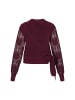 faina Women Sweater in burgundy
