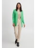 b. young BYMMPIMBAH LONG CARDIGAN - KNIT Loose fit in Ming Green Melange
