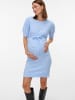 mama licious Strickkleid in Brunnera Blue 1