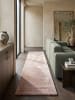 KADIMA DESIGN Teppichläufer Uni Antirutsch pflegeleicht Wohnzimmer Schlafzimmer in Rosa