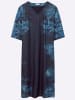 sheego Jersey-Kleid in tiefblau-bedruckt