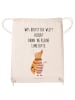 Mr. & Mrs. Panda Tasche Nachtfalter Fähnchen mit Spruch in Creme