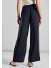 Street One Wide Leg Hose in Blau