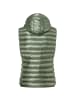 Wellensteyn Weste Italy Vest Hood in Dunkeloliv