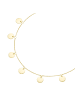 Smart Jewel Collier Mit Plättchen in Gold