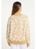 faina Damen Strickpullover in Wollweiss Hellkamel