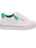 Jana Shoes Lowtop-Sneaker in WHITE/ GREEN
