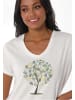 Organication T-Shirt "WOR13320" in Cremeweiß