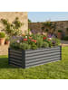 VCM  Metall Pflanzbeet Hochbeet Gartenbeet 180x90 Galdo in Schwarz