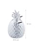 relaxdays 10x Spardose "Ananas" in Silber