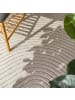 KADIMA DESIGN Teppich Kurzflor Struktur Wohnzimmer in Creme