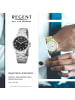 Regent Analog-Armbanduhr Regent Metallarmband silber mittel (ca. 36mm)